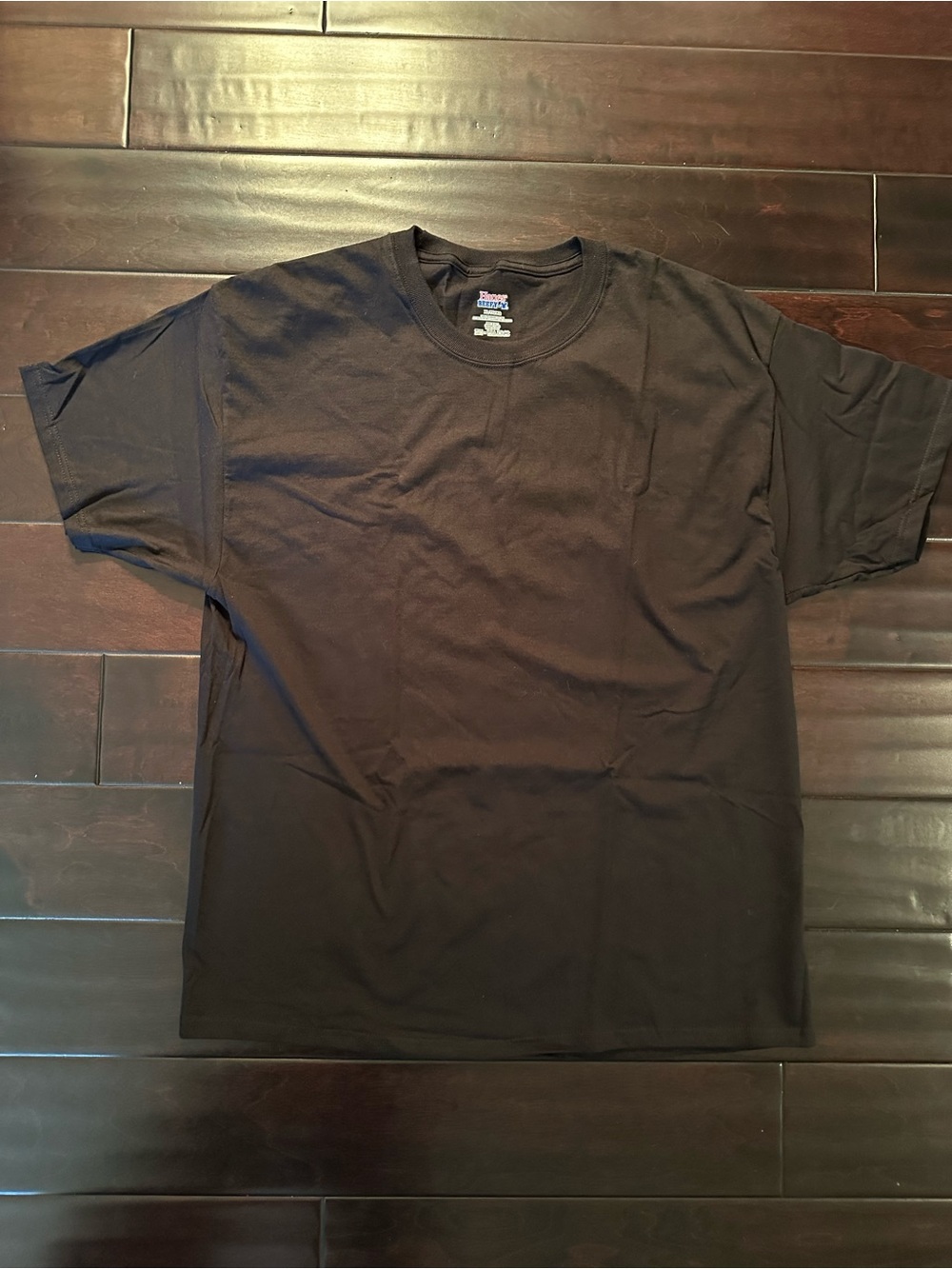 Hanes Beefy T Classic Black Crewneck T-Shirt - Men's Casual Essential XL